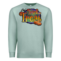 Seafoam trick or treat white Premium Sweatshirt - JahusDesignShop