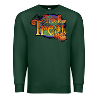 Sports Green trick or treat white Premium Sweatshirt - JahusDesignShop
