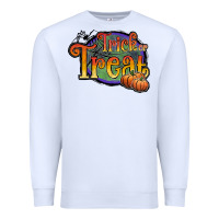 White trick or treat white Premium Sweatshirt - JahusDesignShop