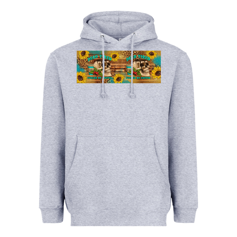 Dead Tired Fueled By Coffee  Mug 11 Oz Heavyweight Hoodie by Artiststas | Teevron