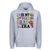 Heather Grey in my mardi gras era Premium Hoodie - MaliasSmallBusiness