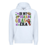 White in my mardi gras era Premium Hoodie - MaliasSmallBusiness