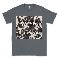 Charcoal Heather black and white cowhide tumbler Classic Tee - BarkalooDesign