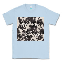 Dusty Blue black and white cowhide tumbler Classic Tee - BarkalooDesign