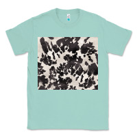 Seafoam black and white cowhide tumbler Classic Tee - BarkalooDesign