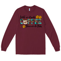 Burgundy first we drink coffee then we do this Long Sleeve Tee - AdoDesignShop