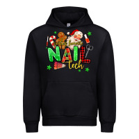Black santas favorite nail tech Urban Hoodie - MaliasSmallBusiness