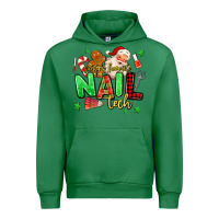Emerald santas favorite nail tech Urban Hoodie - MaliasSmallBusiness