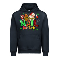 Navy santas favorite nail tech Urban Hoodie - MaliasSmallBusiness