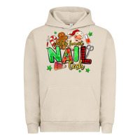 Pigment French Oak santas favorite nail tech Urban Hoodie - MaliasSmallBusiness