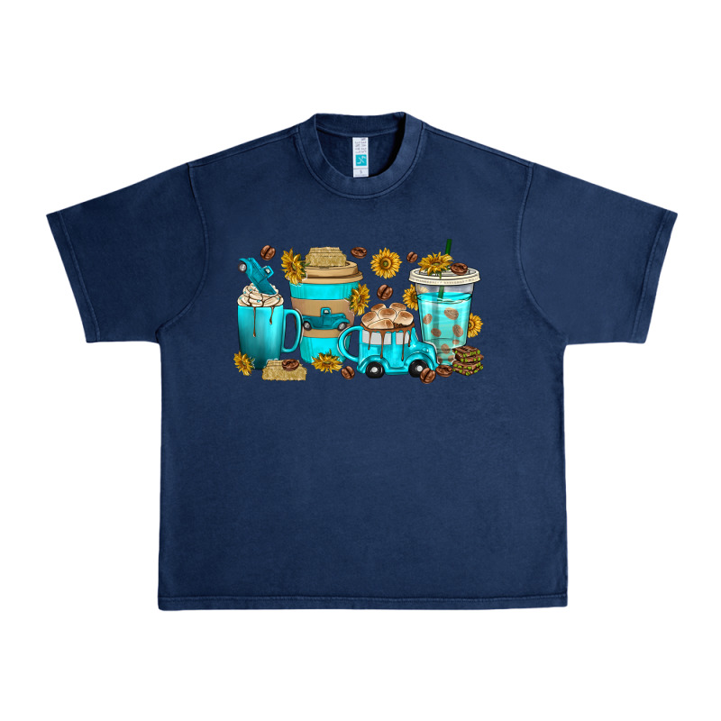 Truck Coffee Cups Urban Heavy Tee by texasbilliewilder | Teevron