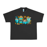 Pigment Black truck coffee cups Urban Heavy Tee - texasbilliewilder
