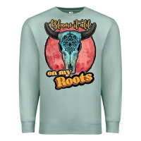 Seafoam blame it all on my roots black Premium Sweatshirt - JahusDesignShop