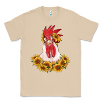 Mushroom rooster head with sunflowers Classic Tee - RanaPortraitStore