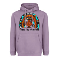 Lavender gobble till you wobble rainbow Heavyweight Hoodie - JahusDesignShop