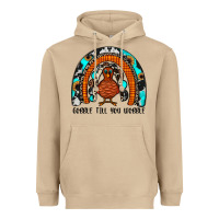 Mushroom gobble till you wobble rainbow Heavyweight Hoodie - JahusDesignShop