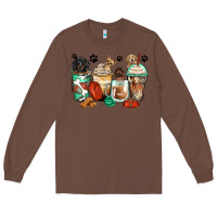 Chestnut dog coffee cups Long Sleeve Tee - Zillion Design Studio