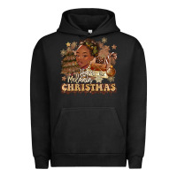 Pigment Black have a melanin christmas  black woman Urban Hoodie - MaliasSmallBusiness