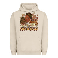 Pigment French Oak have a melanin christmas  black woman Urban Hoodie - MaliasSmallBusiness