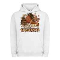 Pigment Lunar Rock have a melanin christmas  black woman Urban Hoodie - MaliasSmallBusiness