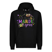Black thick thighs mardi gras Premium Hoodie - MaliasSmallBusiness