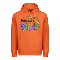 Carrot thick thighs mardi gras Premium Hoodie - MaliasSmallBusiness