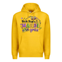 Lemon thick thighs mardi gras Premium Hoodie - MaliasSmallBusiness