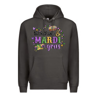 Smoke thick thighs mardi gras Premium Hoodie - MaliasSmallBusiness
