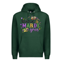Sports Green thick thighs mardi gras Premium Hoodie - MaliasSmallBusiness