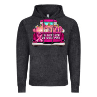 Truck In October We Wear Pink Vintage Hoodie | Teevron