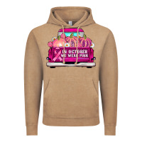 Vintage Coffee truck in october we wear pink Vintage Hoodie - AdoDesignShop