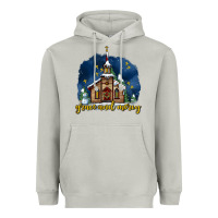 Moon Dust Christmas church and snow grace and mercy Heavyweight Hoodie - AdoDesignShop