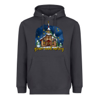 Smoke Christmas church and snow grace and mercy Heavyweight Hoodie - AdoDesignShop