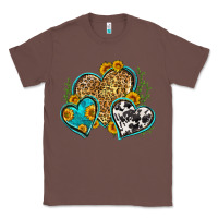 Chestnut leopard cowhide hearts Classic Tee - Zillion Design Studio