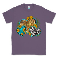Lavender leopard cowhide hearts Classic Tee - Zillion Design Studio