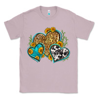 Lilac leopard cowhide hearts Classic Tee - Zillion Design Studio