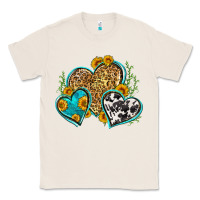Natural leopard cowhide hearts Classic Tee - Zillion Design Studio