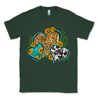 Sports Green leopard cowhide hearts Classic Tee - Zillion Design Studio