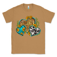 Toasted Coconut leopard cowhide hearts Classic Tee - Zillion Design Studio
