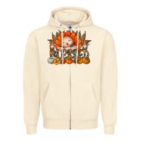 Sandshell Thanksgiving Turkey Pumpkin Blessed Zipper Hoodie - CowhideDigitalArt