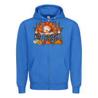 True Royal Thanksgiving Turkey Pumpkin Blessed Zipper Hoodie - CowhideDigitalArt