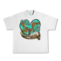 Lunar Rock turquoise western heart with horseshoe Urban Heavy Tee - texasbilliewilder