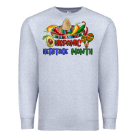 Heather Grey hispanic heritage month Premium Sweatshirt - BundleAndBundleShop