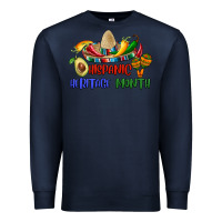 Navy hispanic heritage month Premium Sweatshirt - BundleAndBundleShop