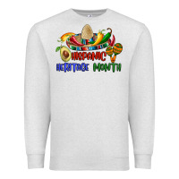 Oatmeal Heather hispanic heritage month Premium Sweatshirt - BundleAndBundleShop