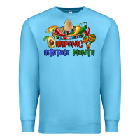 Ocean Blue hispanic heritage month Premium Sweatshirt - BundleAndBundleShop
