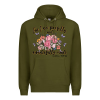 Army Green for i am fearfully and wonderfully made Premium Hoodie - MaliasSmallBusiness