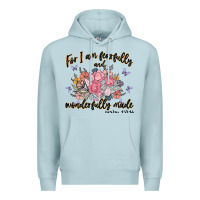 Blue Mist for i am fearfully and wonderfully made Premium Hoodie - MaliasSmallBusiness