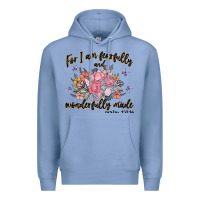Colony Blue for i am fearfully and wonderfully made Premium Hoodie - MaliasSmallBusiness