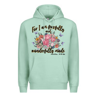 Seafoam for i am fearfully and wonderfully made Premium Hoodie - MaliasSmallBusiness